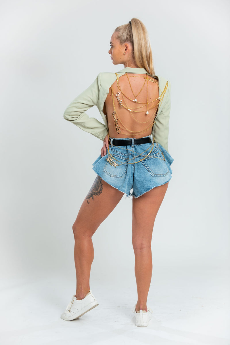 Anya Backless Blazer